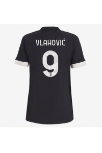 Juventus Dusan Vlahovic #9 Voetbaltruitje 3e tenue Dames 2023-24 Korte Mouw